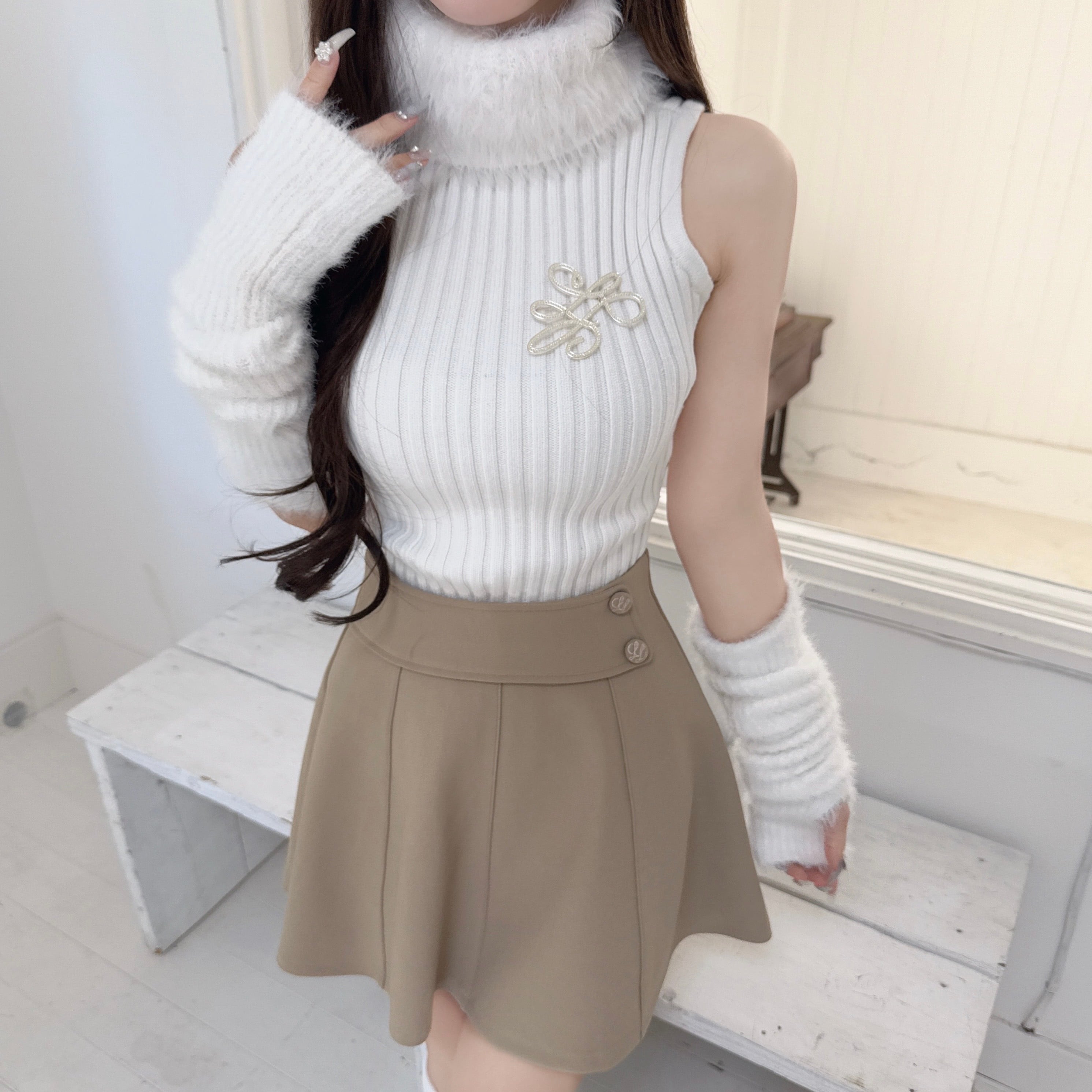 Lumignon classic mini skirt