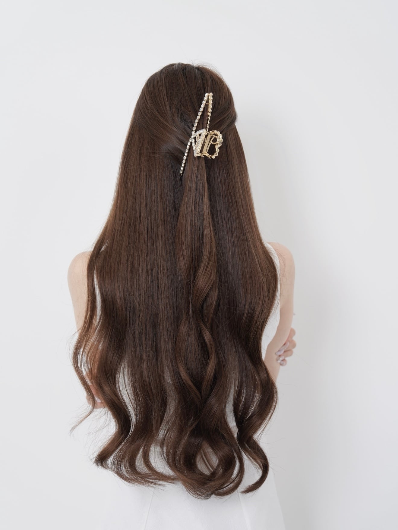Jewel Heart Hair Clip