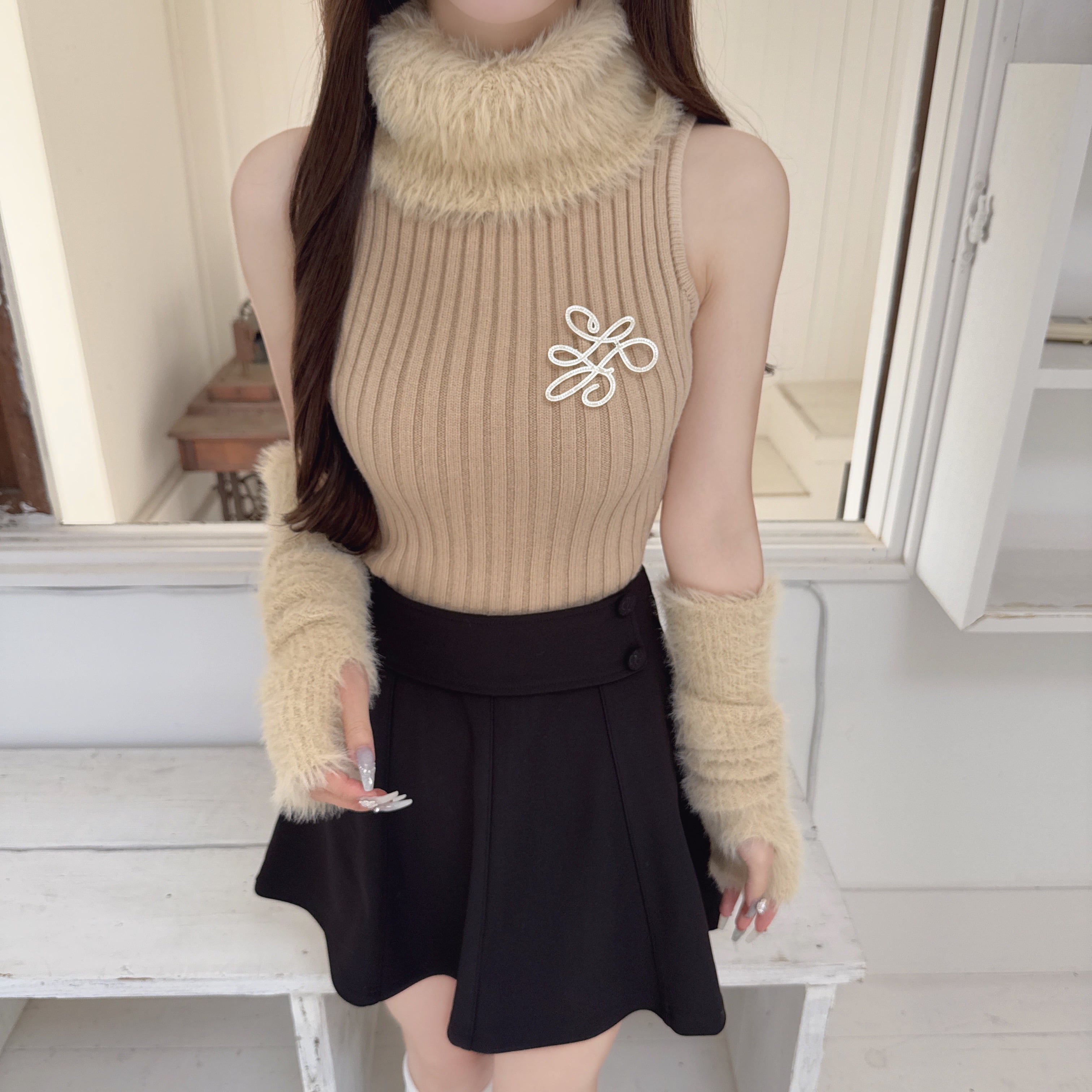 Lumignon classic mini skirt