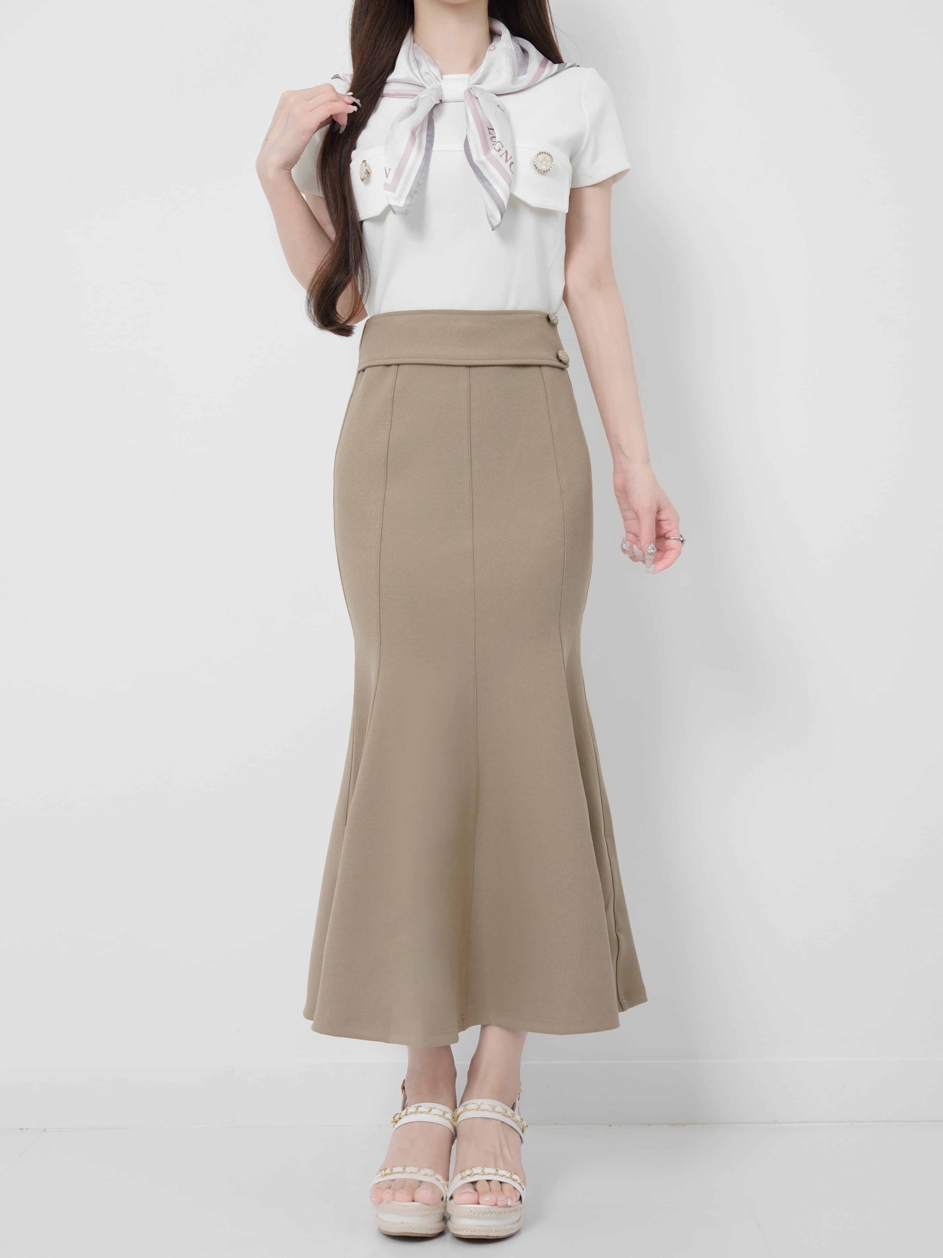 papillon noble scarf tops