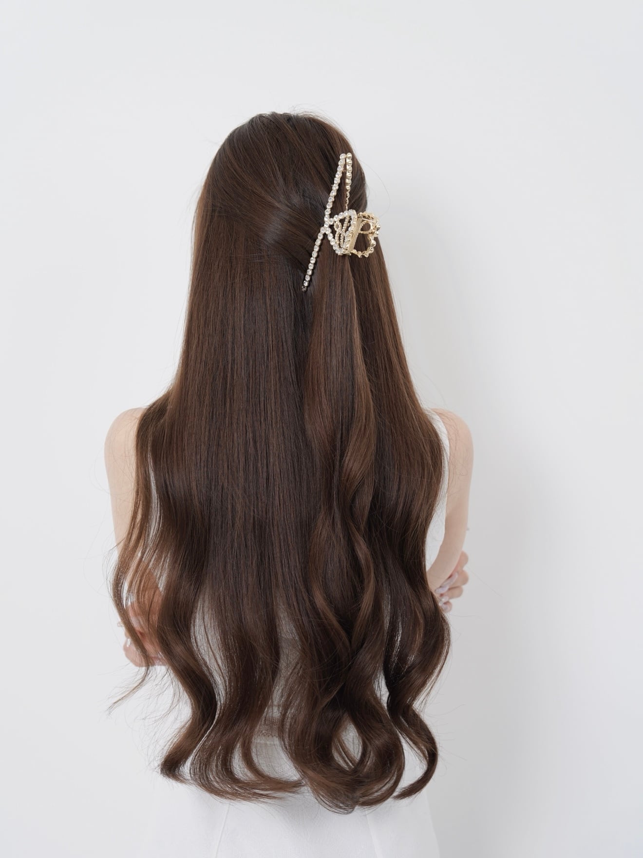 Jewel Heart Hair Clip