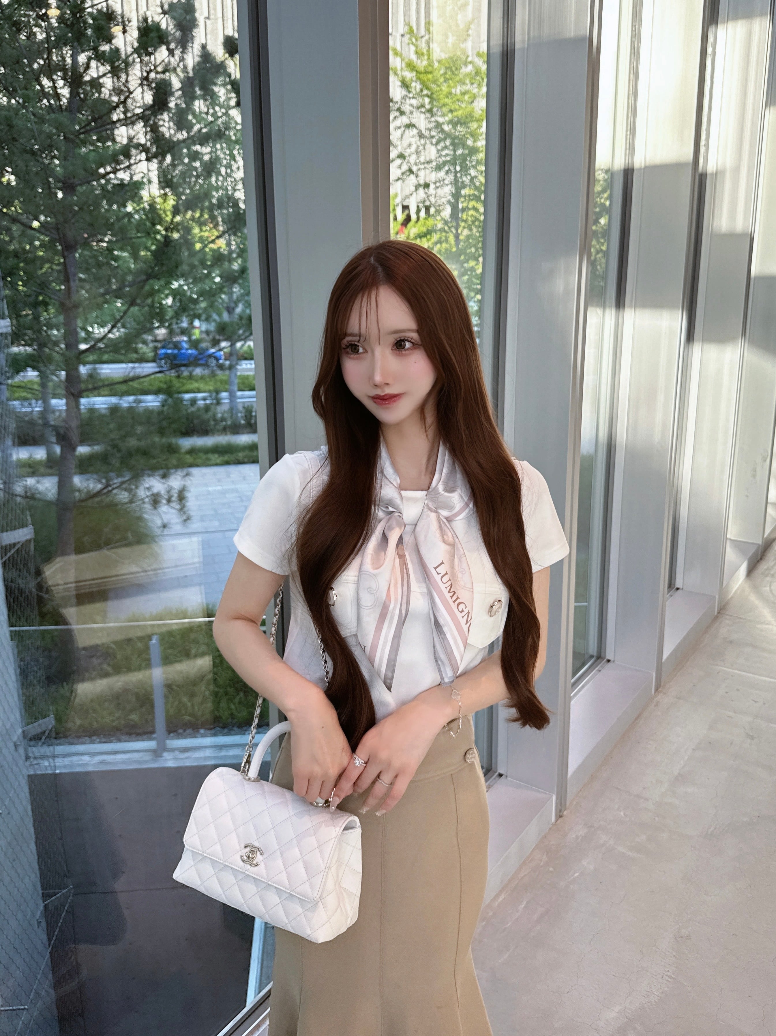 papillon noble scarf tops