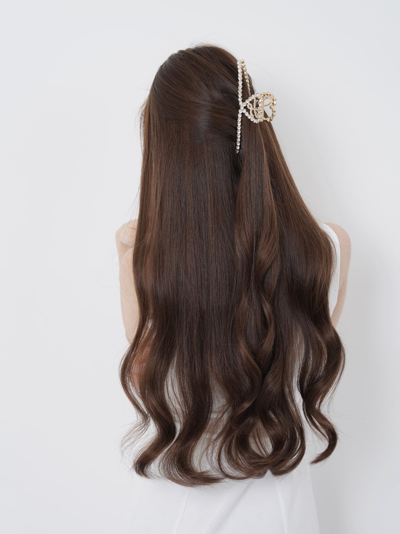 Jewel Heart Hair Clip