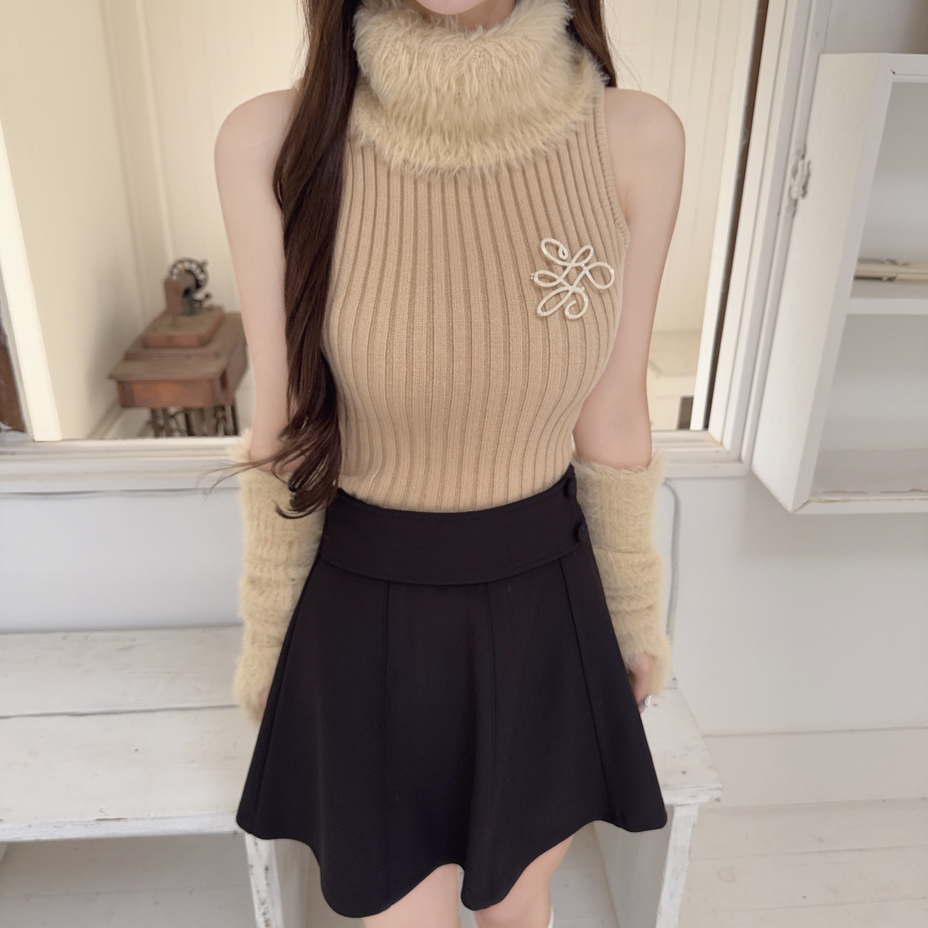 Lumignon classic mini skirt