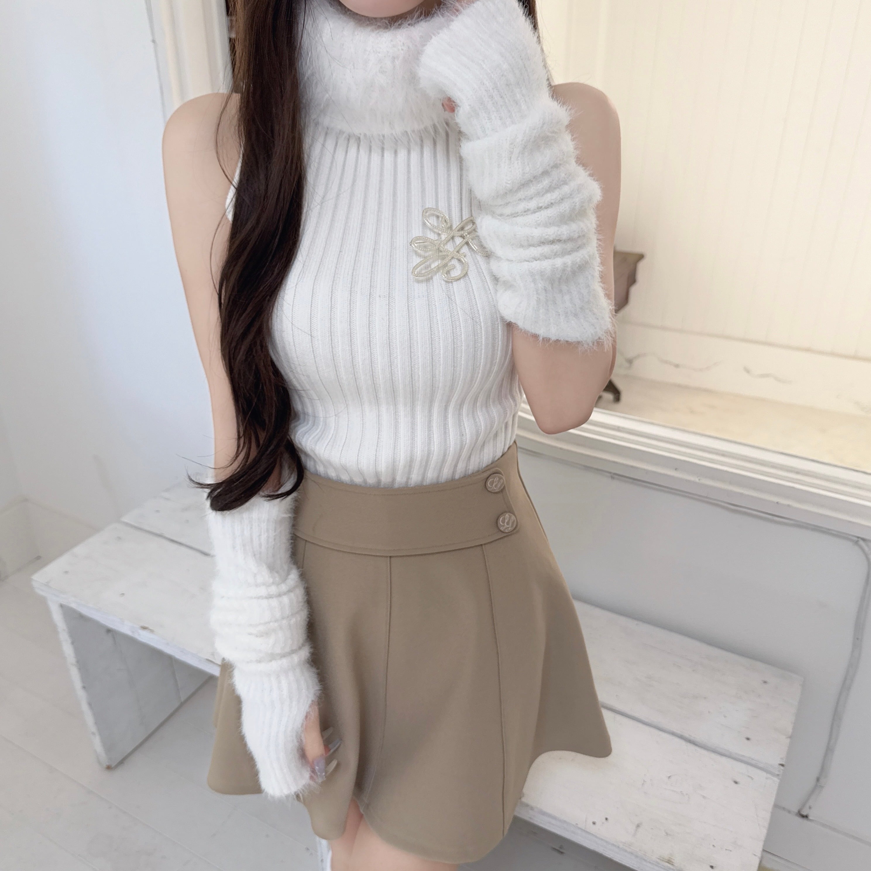 Lumignon classic mini skirt