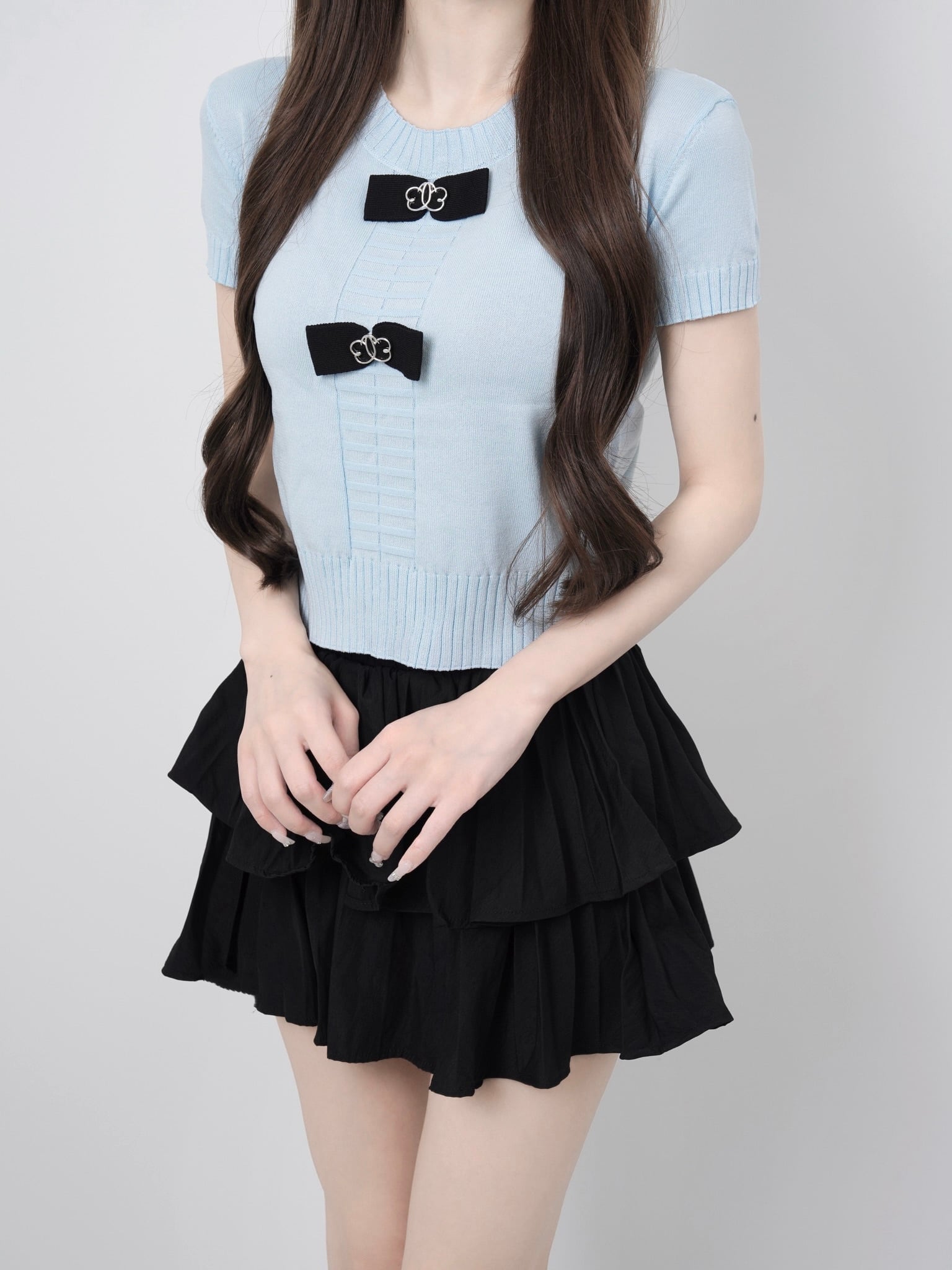 Ribbon lumi papillon summer knit