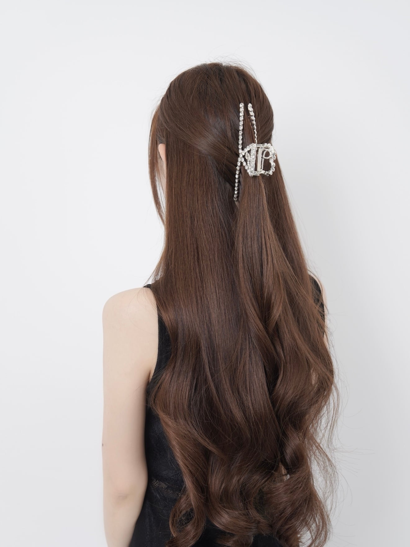 Jewel Heart Hair Clip