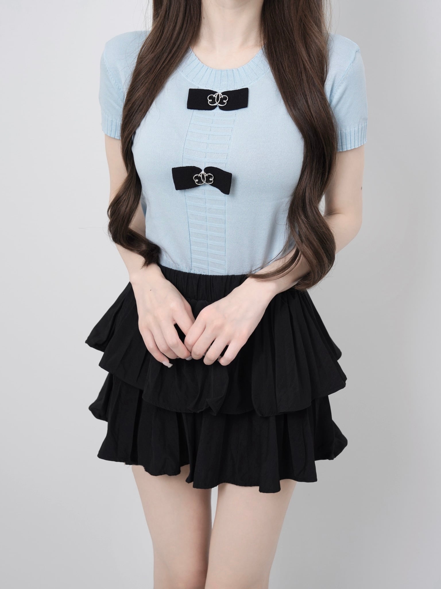 Ribbon lumi papillon summer knit