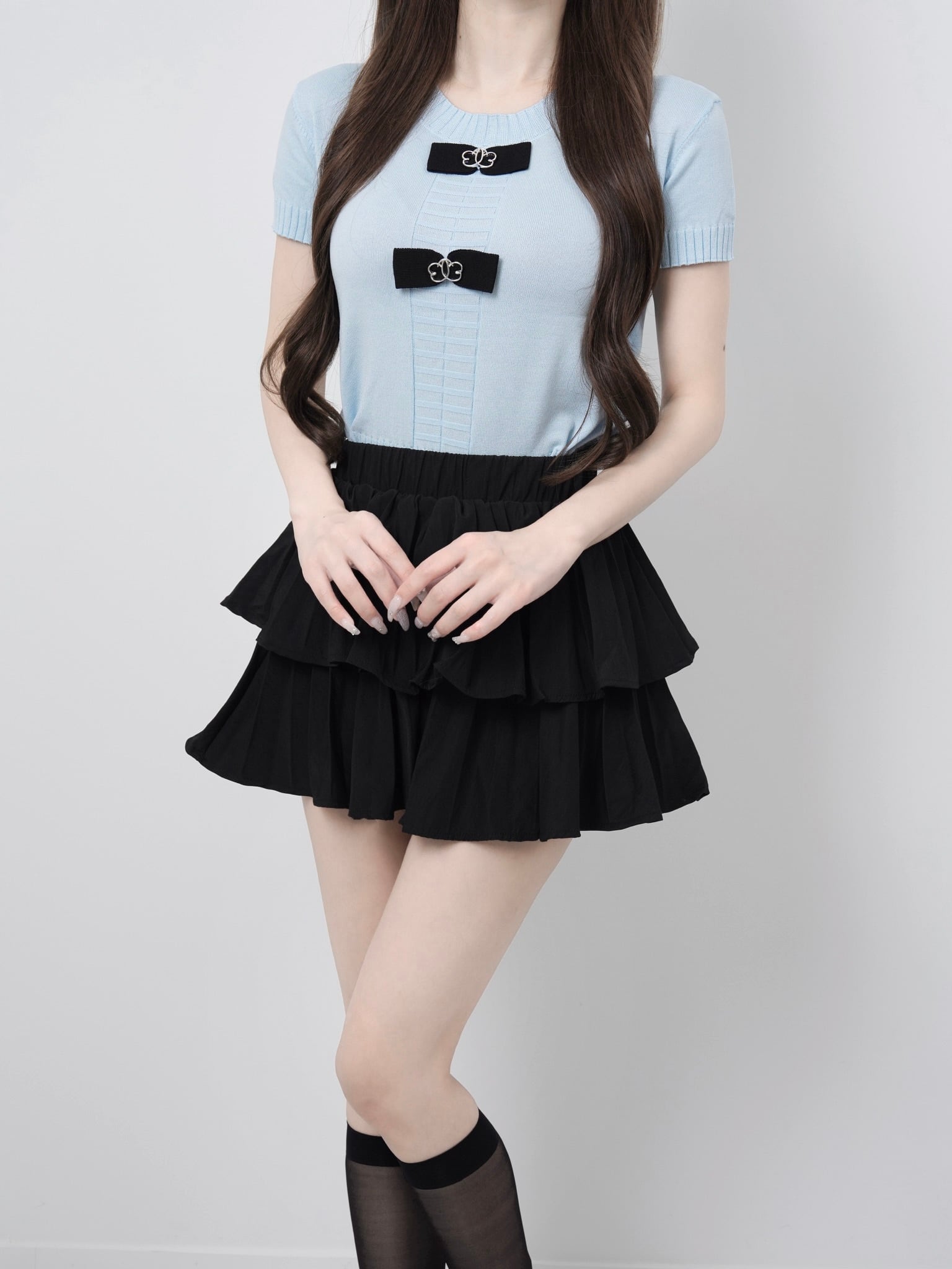 Ribbon lumi papillon summer knit