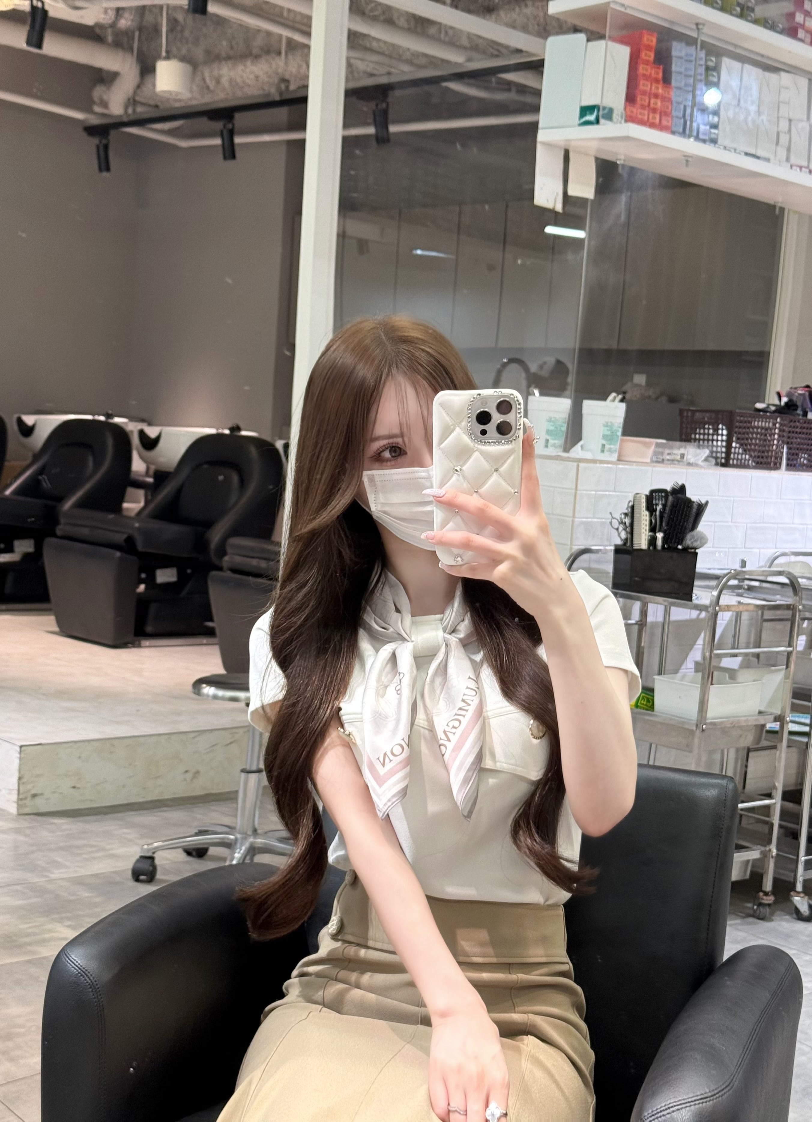 papillon noble scarf tops