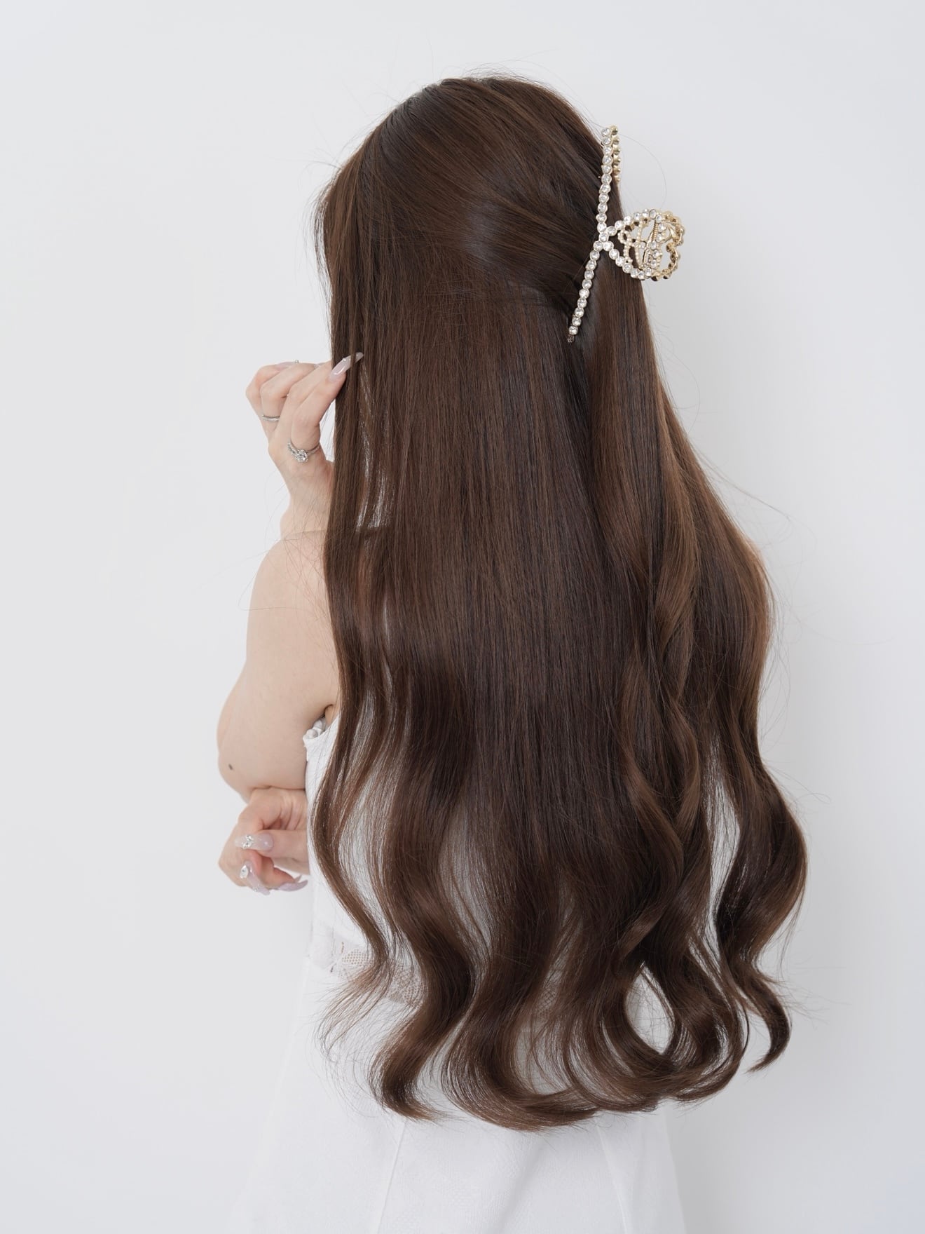 Jewel Heart Hair Clip
