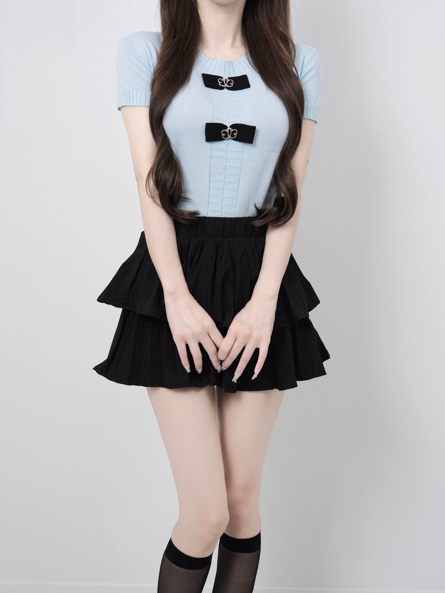 Ribbon lumi papillon summer knit